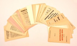 1959 Tanácsköztársasági Röplapok Facsimile Kiadása 50 Db Eredeti Tokban - Unclassified