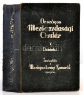 1937 Országos MezÅ‘gazdasági Címtár. V. Kötet. (Tiszántúl.) Szerk.:... - Sin Clasificación