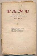 1936 Tanu III-IV.száma. Németh László Kritikai Folyóirata. Kecskemét,... - Sin Clasificación