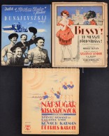 3 Db érdekes Kotta: Cca 1920 Bessy Litho Címlappal, Vidéky Mária Grafikája;... - Sin Clasificación