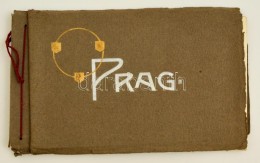 Cca 1900 Prága 12 Képet Tartalmazó Képes Füzet / Prague Booklet With 12 Images... - Unclassified