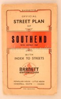 Cca 1920 A Southend Térképe. Bartnett's Southend Plan - Otros & Sin Clasificación