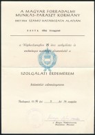 1966 Czinege Lajos Vezérezredes, Honvédelmi Miniszter Sokszorosított... - Otros & Sin Clasificación