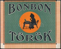 Cca 1900-1910 Török Bonbon Csomagolópapír, 20x24 Cm. - Publicidad