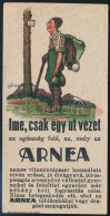 Arnea Vitamintápszer, GyÅ‘ri Aranka által Tervezett Számolócédula - Publicités