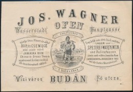 Cca 1860 Wagner Buda, Vizivárosi KereskedÅ‘ Díszes Számlája - Advertising