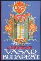 1930 BNV Budapesti Vásár Reklámos Kihajtható Kártyanaptár - Advertising