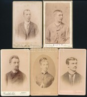 Cca 1880-1900 Keményhátú Fotók Pesti és Pozsonyi MÅ±termekbÅ‘l (Goszleth,... - Other & Unclassified