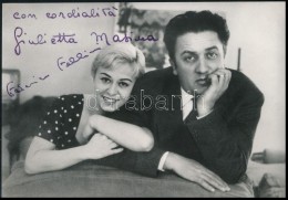 Federico Fellini (1920-1993) FilmrendezÅ‘  és Giulietta Masina (1921-1994) SzínésznÅ‘... - Otros & Sin Clasificación