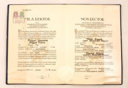 1977 Pszichológusi Diploma MÅ±bÅ‘r Kötésben - Sin Clasificación