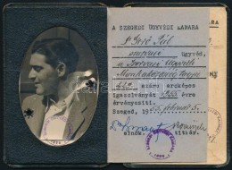 1955 A Szegedi Ügyvédi Kamara Fényképes Igazolványa Szarvasi ügyvéd... - Unclassified
