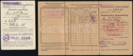 1947-1948 Közmunkaigazolványok, 2 Db, TisztviselÅ‘ Részére. - Sin Clasificación