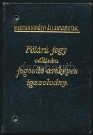 1940-1941 Magyar Királyi Államvasutak Féláru-jegy Váltására... - Sin Clasificación