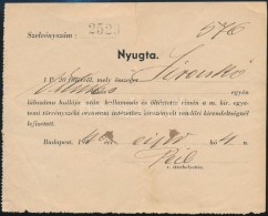 1940 Hullamosási Nyugta - Unclassified