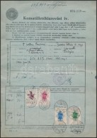 1936 2 Db Kamatilletéklerovási ív Illetékbélyegekkel - Non Classificati