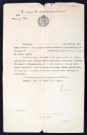 1934 Kinevezés Lázár Andor Igazságügyminiszter Saját KezÅ±... - Unclassified