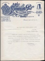 1929 Szontágh Pál Réz és Szerszámgyár Díszes Fejléces... - Non Classificati