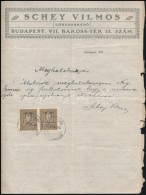 Cca 1926 Schey Vilmos LókereskedÅ‘ Díszes Fejléces Meghatalmazás,... - Non Classificati