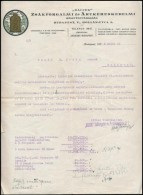 1924 Saccus Zsákforgalmi és Árukereskedelmi Rt.  Díszes Fejléces... - Unclassified