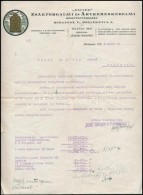 1924 Saccus Zsákforgalmi és Árukereskedelmi Rt.  Díszes Fejléces... - Sin Clasificación