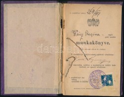 1917 NÅ‘i Fényképésztanonc Munkakönyve, Elváló Kötésben - Unclassified
