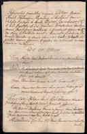 1822 A Csanádi Egyházmegye Tanúvallatási (de Eo Utrum) JegyzÅ‘könyve, Latin... - Sin Clasificación