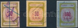 1922 Kaposvár 3 Klf Bélyeg A 10. Sz. Bélyeg 3 Oldala Vágott (4.950) - Unclassified