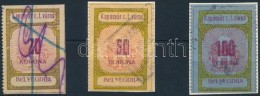 1922 Kaposvár 3 Klf Bélyeg A 10. Sz. Bélyeg 3 Oldala Vágott (4.950) - Sin Clasificación