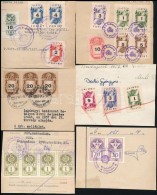 Cca 1946-1960 38 Db Színes, Okmánybélyeges Kivágás, Többes... - Unclassified