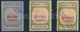 1926 Kaposvár 3 Db 2 Klf Füzetbélyeg (19.000) - Sin Clasificación