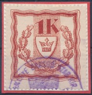 1918 Brassó Okmánybélyeg (25.000) - Unclassified
