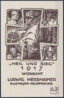 Heil Und Sieg 1917 Wünscht Ludwig Hesshaimer Reprodukció - Unclassified