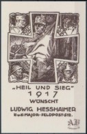 Heil Und Sieg 1917 Wünscht Ludwig Hesshaimer Reprodukció - Unclassified