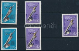 ** 1962 Å°rkutatás Fogazott és Vágott Sor Mi 2670-2671 + Felülnyomott Bélyeg 2672 - Autres & Non Classés