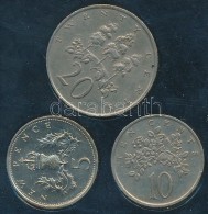 Vegyes: Jamaica 1969. 20c + 1977. 10c + Nagy-Britannia 1980. 5P Plasztiktokban T:2
Mixed: Jamaica 1969. 20 Cents +... - Sin Clasificación