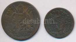 Olasz Államok / Pápai Államok 1801. 1B Cu + 1802. 1/2B Cu 'VII. Pius' T:2- ü.
Italian... - Sin Clasificación