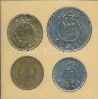 Kuvait 1977. 5f + 1979. 100f + 1981. 20f + 1985. 10f Plasztiktokban T:2
Kuwait 1977. 5 Fils + 1979. 100 Fils +... - Sin Clasificación