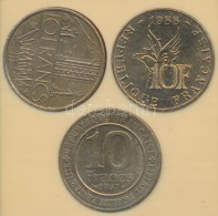 Franciaország 1987. 10Fr (2xklf) + 1988. 10Fr Plasztiktokban T:2
France 1987. 10 Francs (2xdiff) + 1988. 10... - Unclassified