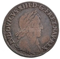 Franciaország 1643A 1/12E Ag 'XIV. Lajos' (2,12g) T:2,2- / 
France 1643A 1/12 Ecu Ag 'Louis XIV' (2,12g)... - Unclassified