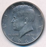 Amerikai Egyesült Államok 1964. 1/2$ Ag 'Kennedy' T:2 Patina 
USA 1964. 1/2 Dollar Ag 'Kennedy' C:XF... - Unclassified
