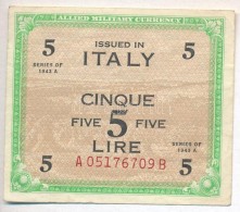 Olaszország / Szövetséges Megszállás 1943A 5L T:III Szép Papír
Italy... - Sin Clasificación