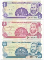 Nicaragua 1991. 1c + 5c + 25c T:I
Nicaragua 1991. 1 Centavo + 5 Centavos + 25 Centavos C:UNC
Krause 167;168;170 - Sin Clasificación