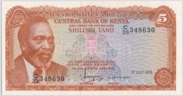 Kenya 1978. 5Sh T:I 
Kenya 1978. 5 Shillings C:UNC 
Krause 15 - Unclassified