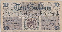 Hollandia 1945. 10G T:III 
Netherlands 1945. 10 Gulden C:F
Krause 74 - Sin Clasificación