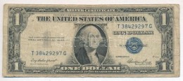 Amerikai Egyesült Államok 1953-1957. (1935E) 1$ 'Silver Certificate - KisméretÅ±', Kék... - Unclassified