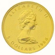 Kanada 1986. 5D Au 'II. Erzsébet' (3,12g/0.999) T:1
Canada 1986. 5 Dollars Au 'Elisabeth II' (3,12g/0.999)... - Non Classificati