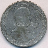 1930. 5P Ag 'Horthy Jobbra' T:3 Patina 
Adamo P8 - Sin Clasificación