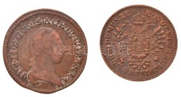 1782B 1/4kr Cu 'II. József' + 1851B 1/4kr Cu T:2,2- - Sin Clasificación