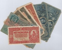 1913-1923. 13db-os Vegyes Magyar Korona Bankjegy Tétel T:III-IV - Non Classés