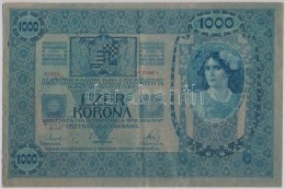 1902. 1000K Rajta Kiolvashatatlan, Halovány Bélyegzés T:III Szép Papír
Adamo K35 - Unclassified